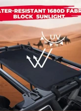 Kemimoto Upgrade Ceiling Cargo Net Pockets RZR                                     - B0113-13401BK - Image 6