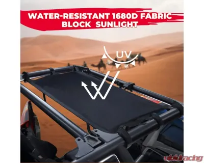 Kemimoto Upgrade Ceiling Cargo Net Pockets RZR - B0113-13401BK