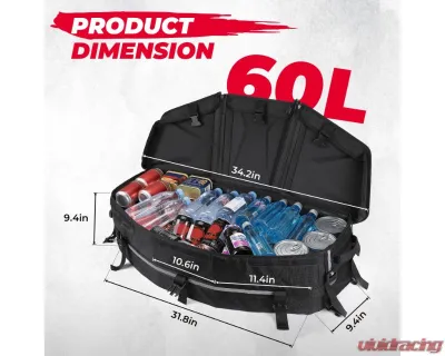 Kemimoto Rear Storage Bag Can-Am Maverick X3 / MAX - B0113-13701BK