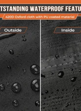 Kemimoto Cover Can-Am Ryker 600 900 | Rally Edition 420D                                     - B0115-00801BK - Image 4