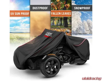 Kemimoto Cover Can-Am Ryker 600 900 | Rally Edition 420D - B0115-00801BK