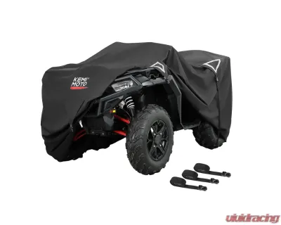 Kemimoto ATV Cover w/ Windproof Straps - B0115-01101BK