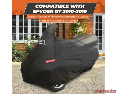 Kemimoto Full Cover w/ Reflective Strips Can-Am Spyder RT - B0115-01401BK
