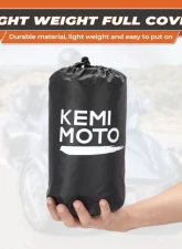 Kemimoto Full Cover w/ Reflective Strips Can-Am Spyder RT                                     - B0115-01401BK - Image 7