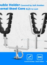 Kemimoto Double Roll Rack Tools Holders                                     - B0116-00301BK - Image 2