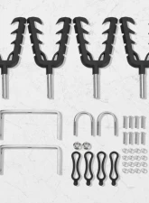 Kemimoto Double Roll Rack Tools Holders                                     - B0116-00301BK - Image 6