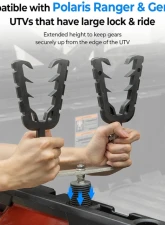 Kemimoto Tool Mounts Tie Down Anchor Polaris Ranger                                     - B0116-00401BK - Image 5