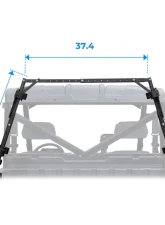 Kemimoto UTV Sporting Clays Shotgun Holders / Universal 4 Gun Bed Rack                                     - B0116-00501BK - Image 7