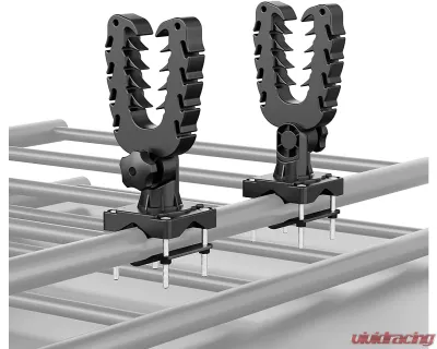 Kemimoto ATV U-Shaped Holder | Mount w/ Rubber StrapsHunting - B0116-00701BK