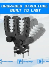 Kemimoto UTV | ATV U-Bracket Mount Grip                                     - B0116-00801BK - Image 3