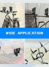 Kemimoto UTV | ATV U-Bracket Mount Grip                                     - B0116-00801BK - Image 5