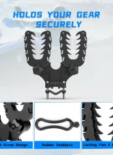 Kemimoto UTV | ATV U-Bracket Mount Grip                                     - B0116-00801BK - Image 6