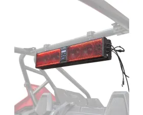 Kemimoto UTV Sound Bar RGB 26'' Bluetooth Multicolor Lights 500W Amplifier 1.75''-2'' Roll Bar