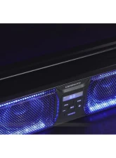 Kemimoto UTV Sound Bar RGB 26'' Bluetooth Multicolor Lights 500W Amplifier 1.75''-2'' Roll Bar                                     - B0117-01801BK - Image 3