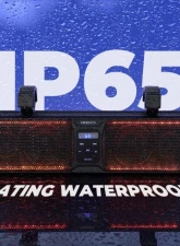 Kemimoto UTV Sound Bar / IP65 Waterproof Dustproof Bluetooth Connectivity 16" ATV SoundBar                                     - B0117-01901BK - Image 4