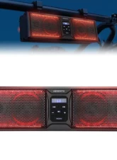 Kemimoto UTV Sound Bar / IP65 Waterproof Dustproof Bluetooth Connectivity 16" ATV SoundBar                                     - B0117-01901BK - Image 7