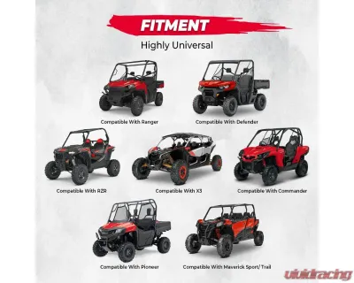 Kemimoto Single 6.5" Speaker Pod UTVs / RVs / Cars / Boats / Trunks / Trailers - B0117-02001BK