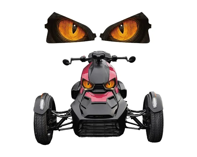 Kemimoto Amber Headlight Eye Graphics Decal Can-Am Ryker 2019-2023 - B0301-03101