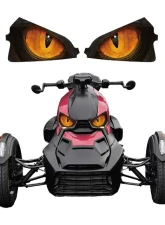 Kemimoto Amber Headlight Eye Graphics Decal Can-Am Ryker 2019-2023                                     - B0301-03101 - Image 2