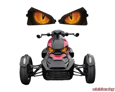 Kemimoto Amber Headlight Eye Graphics Decal Can-Am Ryker 2019-2023 - B0301-03101