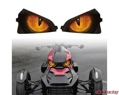 Kemimoto Amber Headlight Eye Graphics Decal Can-Am Ryker 2019-2023 - B0301-03101