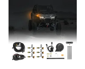 Kemimoto Turn Signal Kit w/ Column Turn Switch | 105D Horn Polaris / Can-Am / Pioneer / Talon