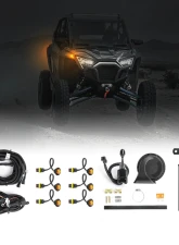 Kemimoto Turn Signal Kit w/ Column Turn Switch | 105D Horn Polaris / Can-Am / Pioneer / Talon                                     - B0401-00602BK - Image 9