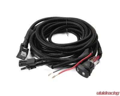 Kemimoto ATV UTV Fan Override Switch Kit w/ Relay LED Rocker Switch - B0401-01401BK