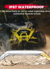 Kemimoto Turn Signal LED Center Grill Fang Light Polaris RZR PRO XP                                     - B0801-00303CL - Image 6