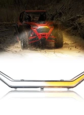 Kemimoto Flowing Turn Signal Light / Front Accent Light LED Center Grill Fang Light Polaris RZR PRO XP 2020-2023                                     - B0801-00304CL - Image 8