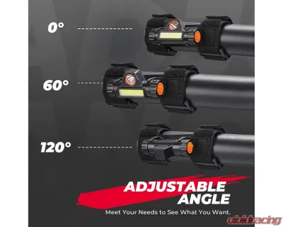 Kemimoto Dome Interior Lights1.75''-2'' Roll Bar Polaris RZR | Can Am Talon | Kawasaki - B0801-00802BK