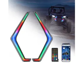 Kemimoto RGB Turn Signal Lights Fang Light Polaris RZR XP 1000 Turbo 2019-2022