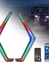 Kemimoto RGB Turn Signal Lights Fang Light Polaris RZR XP 1000 Turbo 2019-2022                                     - B0801-02102CL - Image 9