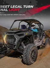 Kemimoto RGB Turn Signal Lights Fang Light Polaris RZR XP 1000 Turbo 2019-2022                                     - B0801-02102CL - Image 3