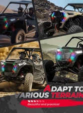 Kemimoto RGB Turn Signal Lights Fang Light Polaris RZR XP 1000 Turbo 2019-2022                                     - B0801-02102CL - Image 7