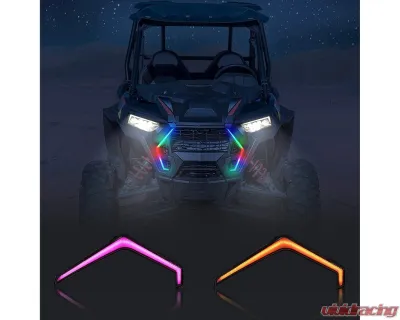 Kemimoto RGB Turn Signal Lights Fang Light Polaris RZR XP 1000 Turbo 2019-2022 - B0801-02102CL