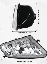 Kemimoto Left Right Headlights Assembly Sportsman 500 HO Efi 2006-2010                                     - B0801-03801CL - Image 3