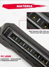 Kemimoto 1680LM LED Rear Tail Light Polaris RZR XP 1000 XP4 Turbo 2019-2023                                     - B0801-04001CL - Image 3