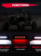 Kemimoto 1680LM LED Rear Tail Light Polaris RZR XP 1000 XP4 Turbo 2019-2023                                     - B0801-04001CL - Image 6