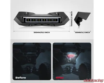 Kemimoto Tail Light / Rear LightCan-Am Maverick X3 / MAX - B0801-04201CL