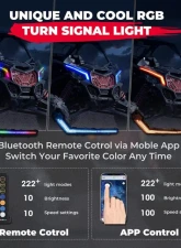 Kemimoto RGB Fang Lights / Signature Light Assembly Can-Am Maverick X3 / MAX                                     - B0803-00202CL - Image 2