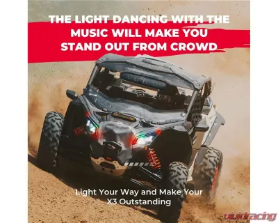 Kemimoto RGB Fang Lights / Signature Light Assembly Can-Am Maverick X3 / MAX - B0803-00202CL