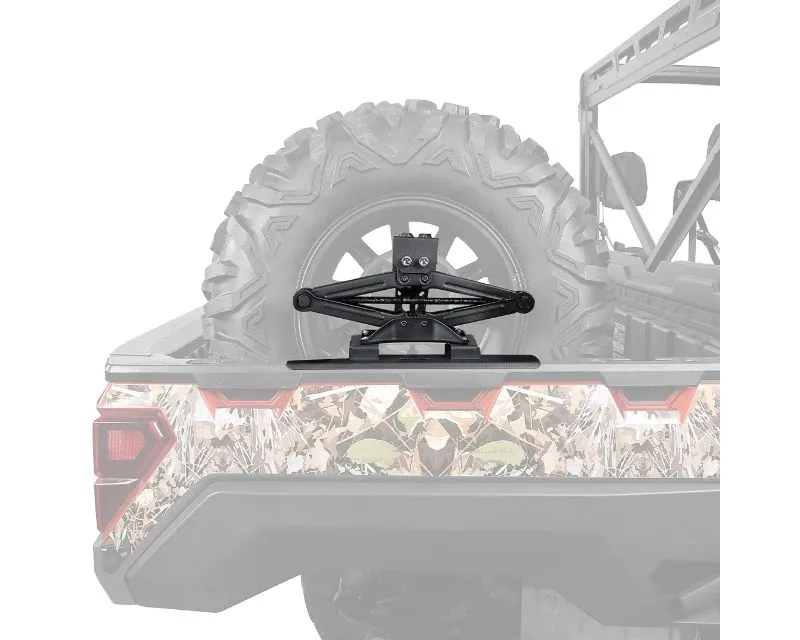 Kemimoto UTV Spare Tire MountPolaris Ranger General 1000 26"- 33" Spare Tire Carrier Rack - B1001-01301BK