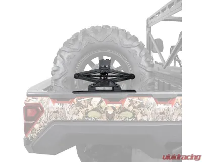 Kemimoto UTV Spare Tire MountPolaris Ranger General 1000 26"- 33" Spare Tire Carrier Rack - B1001-01301BK