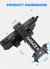 Kemimoto UTV Spare Tire MountPolaris Ranger General 1000 26"- 33" Spare Tire Carrier Rack                                     - B1001-01301BK - Image 6