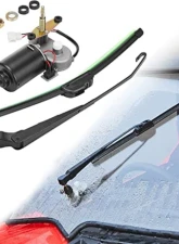 Kemimoto 12V Electric Windshield Wiper Kit 16" UTV Polaris RZR / Ranger | Can-Am                                     - B1201-00901 - Image 9