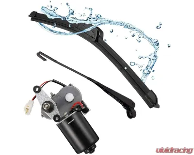 Kemimoto 12V Electric Windshield Wiper Kit 16" UTV Polaris RZR / Ranger | Can-Am - B1201-00901