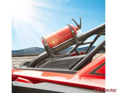 Kemimoto UTV Fire Extinguisher Holder Polaris RZR / Can Am X3 / Kawasaki Teryx - B1201-02302BK