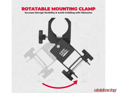 Kemimoto Drive Belt Mount1.5"-2" Roll Bars UTV Universal - B1201-03301BK