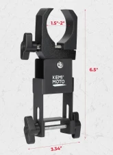 Kemimoto Drive Belt Mount1.5"-2" Roll Bars UTV Universal                                     - B1201-03301BK - Image 6